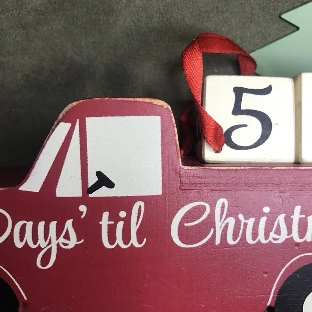 2017 Three Girls And A Wish Countdown Blocks Hobby Lobby Heartland Holiday 8x12